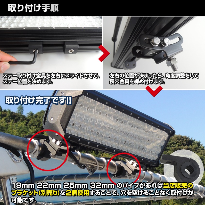 216w 集魚灯 投光器 ブルー発光 拡散配光 DC12v/24v 対応 (ブラックボディ)