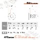 64チタン製 六角穴付き皿ボルト M6×15 P1.0 【グリーン】