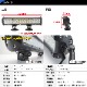 【アウトレット】 90w デッキライト 投光器 ホワイト発光 スポット配光 DC12v/24v 対応 (ブラックボディ)