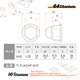 チタン製 フランジ付き キャップナット M10 P1.25 袋ナット 【グリーン】
