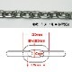 SUS316 ステンレス アンカーチェーン 6mm ショートリンク (50cm単位測り売り)