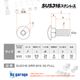 SUS316 ステンレス 角根丸頭ボルト M10×30 P1.50