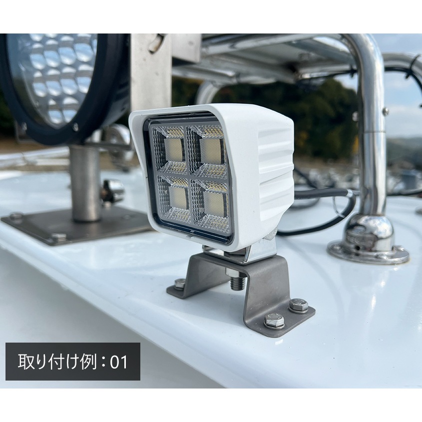 チタン製 ライト用取り付け金具 オメガステー M10 角台座