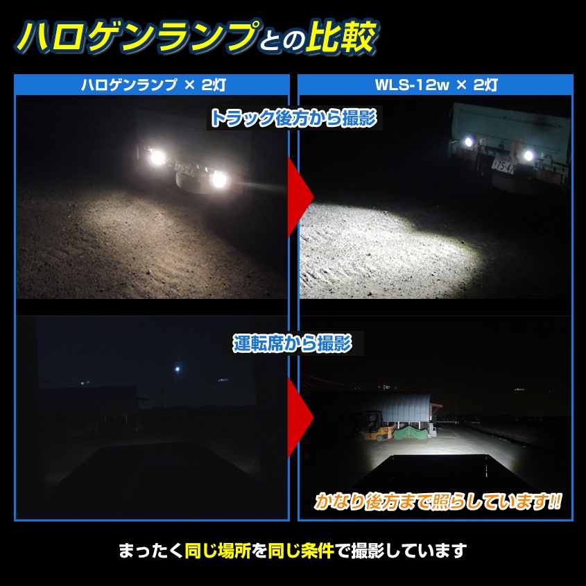 汎用 バックランプ フォグランプ 12w DC12v/24v 対応 SUS316 ステンレスステー仕様 (ブラックボディ)