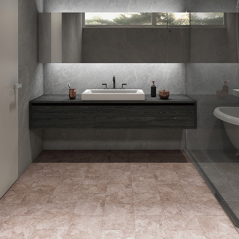 リリカラ 石目調 マーブル 7色 LH81524~LH81530 2025-2028 クッションフロア (購入単位:本) 1本(1巻)最大20m