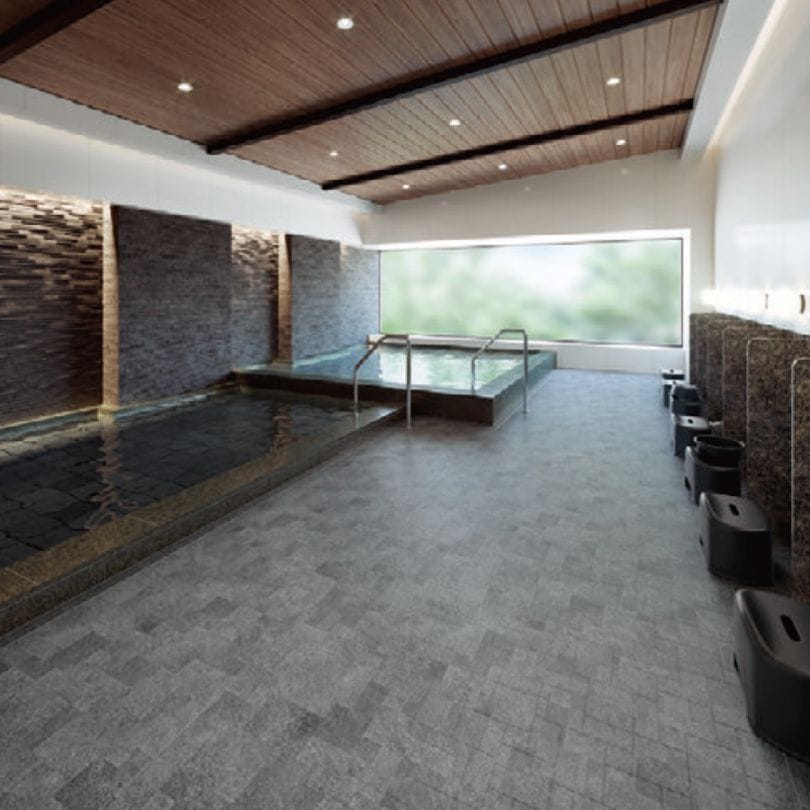 東リ バスナリアルデザイン 浴室・浴場用シート クッションフロア 10色 （購入単位：本） 1本(1巻)最大6m