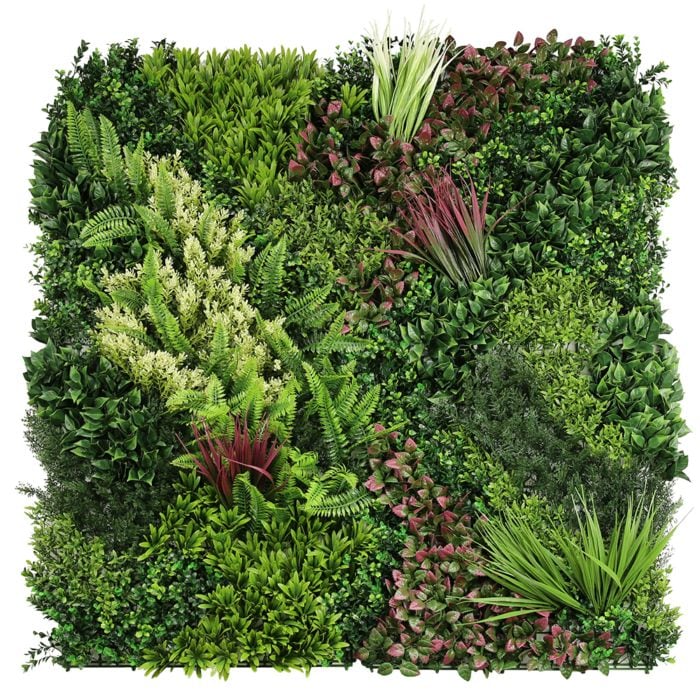 ユニオンビズ moreleaf  人工壁面緑化パネル モアリーフ oriental[A]（購入単位：セット）