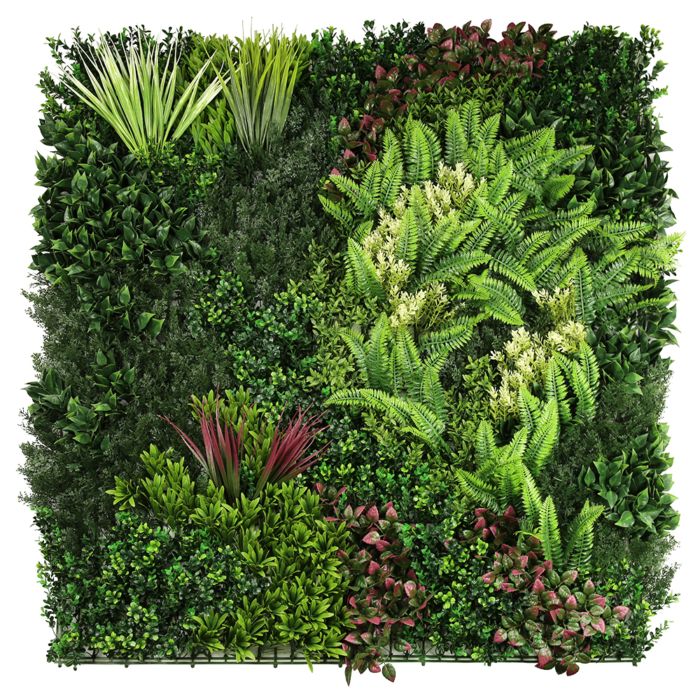 ユニオンビズ moreleaf  人工壁面緑化パネル モアリーフ oriental[B]（購入単位：セット）