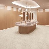 サンゲツ 複層ビニル床シート 石目調 9色 PM-24341〜PM-24349 S FLOOR 2025-2027 施設用 消臭レストリューム バルディーリョ メルトストーン  チャオチェッポ   グ