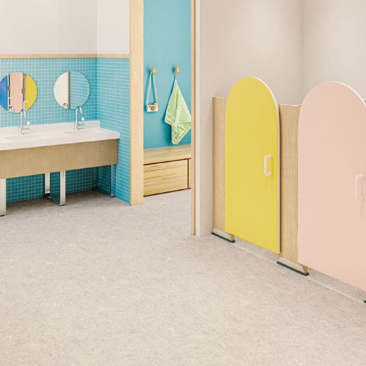 サンゲツ 複層ビニル床シート 8色 PM-24356～PM-24363 S FLOOR 2025-2027 施設用 消臭レストリューム ミスト柄（購入単位：本） 1本(1巻)最大9m