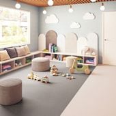 サンゲツ 発泡複層ビニル床シート 無地 11色 KU-24413〜KU-24423 S FLOOR 2025-2027 施設用 ナーシングフロアV プレーン（購入単位：本） 1本(1巻)最大9m|その