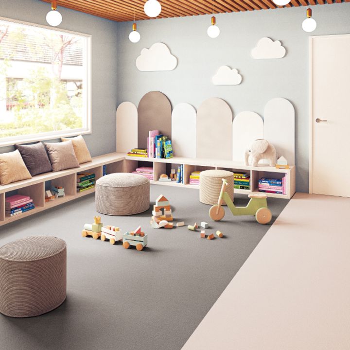 サンゲツ 発泡複層ビニル床シート 無地 11色 KU-24413～KU-24423 S FLOOR 2025-2027 施設用 ナーシングフロアV プレーンⅡ（購入単位：本） 1本(1巻)最大9m