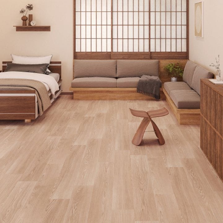 サンゲツ 発泡複層ビニル床シート 木目調 14色 SK-24431～SK-24444 S FLOOR 2025-2027 施設用 SKフロア ガレットアッシュ ナチュラルバーチ フェアノーチェ メイプル エルム バーチ（購入単位：本） 1本(1巻)最大9m