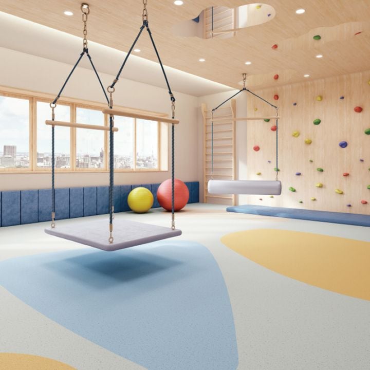 サンゲツ 発泡複層ビニル床シート 4色 PG-24478～PG-24481 S FLOOR 2025-2027 施設用 メディウォーク フィールドテラゾ（購入単位：本） 1本(1巻)最大8m