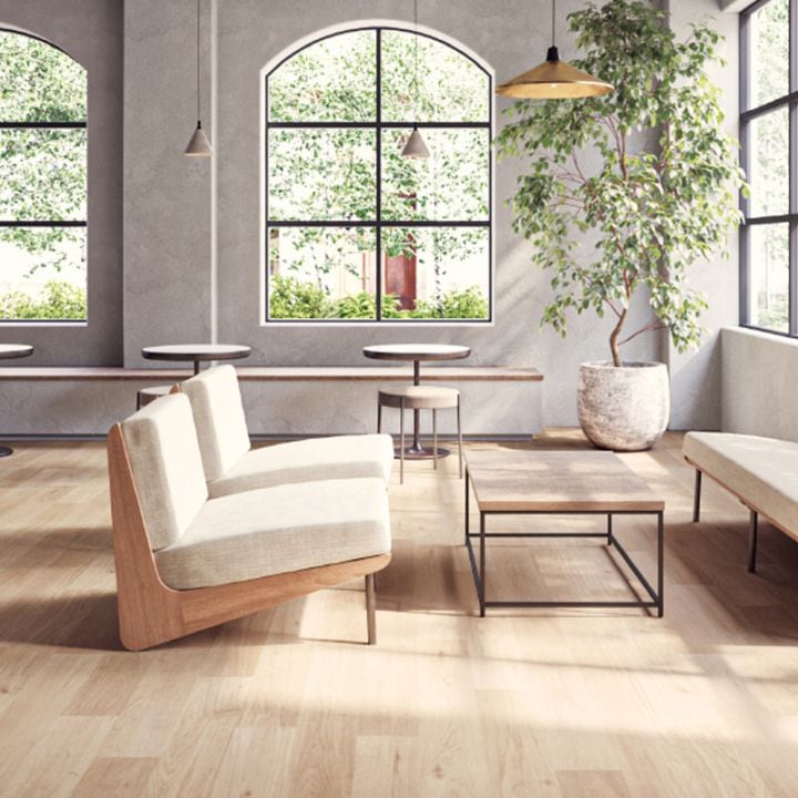 サンゲツ 複層ビニル床シート 木目調 10色 PM-24021～PM-24030 S FLOOR 2025-2027 施設用 ストロング ホワイトブラーウッド ベレープトオーク メイプル ウォルナット （購入単位：本） 1本(1巻)最大9m