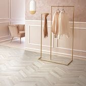 サンゲツ 複層ビニル床シート 木目調 6色 PM-24061〜PM-24066 S FLOOR 2025-2027 施設用 ストロングEX フレンチヘリンボーン グローブウッド エイジドパイン（購入単