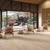 サンゲツ 防滑シート 木目調 5色 PM-24096〜PM-24100 S FLOOR 2025-2027 施設用 リアルセーフティ フォギーウッド グレインウッド ネロオーク（購入単位：本） 1本(