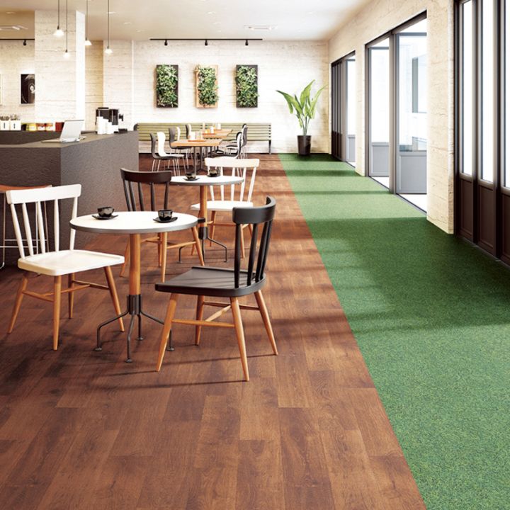 サンゲツ 防滑シート 5色 PG-24131～PG-24135 S FLOOR 2025-2027 施設用 フロテックスシート オーク ダンガリー 芝生（購入単位：本） 1本(1巻)最大6m