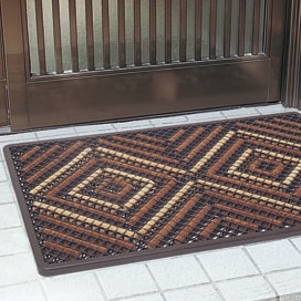 テラモト 屋外マット テラマットダイヤ 樹脂枠製 2色・3サイズ展開