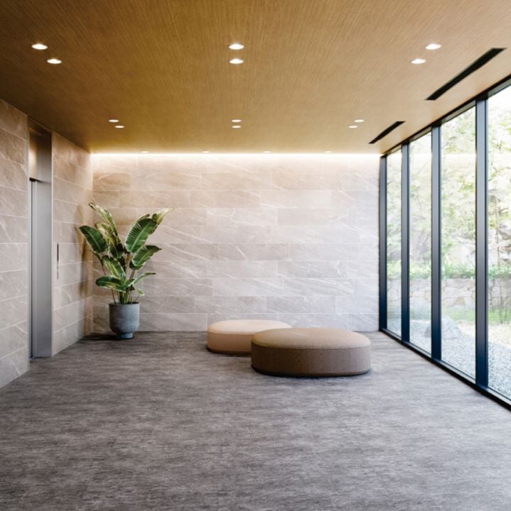 サンゲツ 複層ビニル床シート 4色 PX-4820M～PX-4823M ストーンフロア M巾サイズ ノンスキッドPX 2025-2027（購入単位：本） 1本(1巻)最大9m