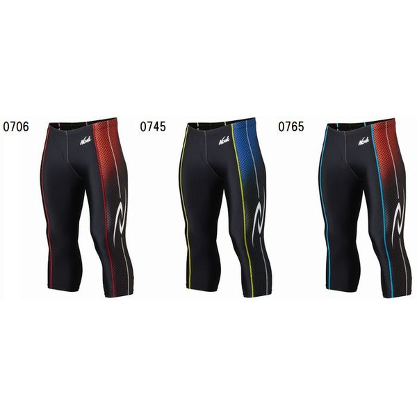 NLG76-106　ニシ　プラクティス7分丈タイツ　タイツ　陸上　T＆F　