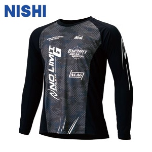 NLG62-007　ニシ　NISHI　モーションラインウインドカットロングスリーブシャツ　陸上　T＆F　限定