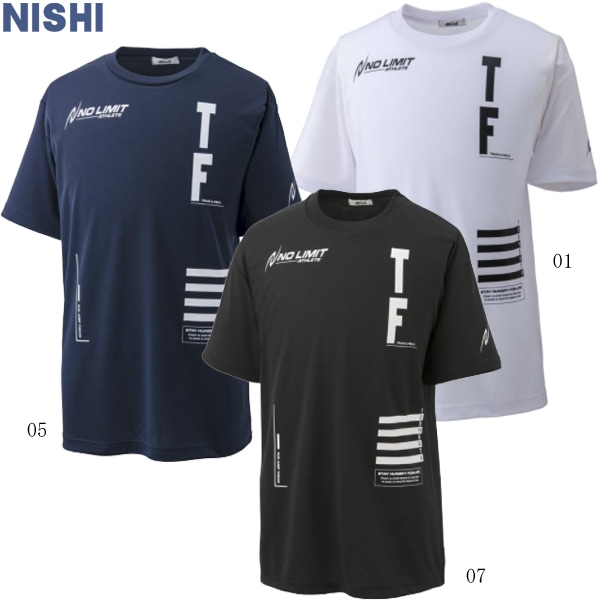 N63-088　NISHI　ニシスポーツ　アスリートプライドTシャツ　Tシャツ　T＆F
