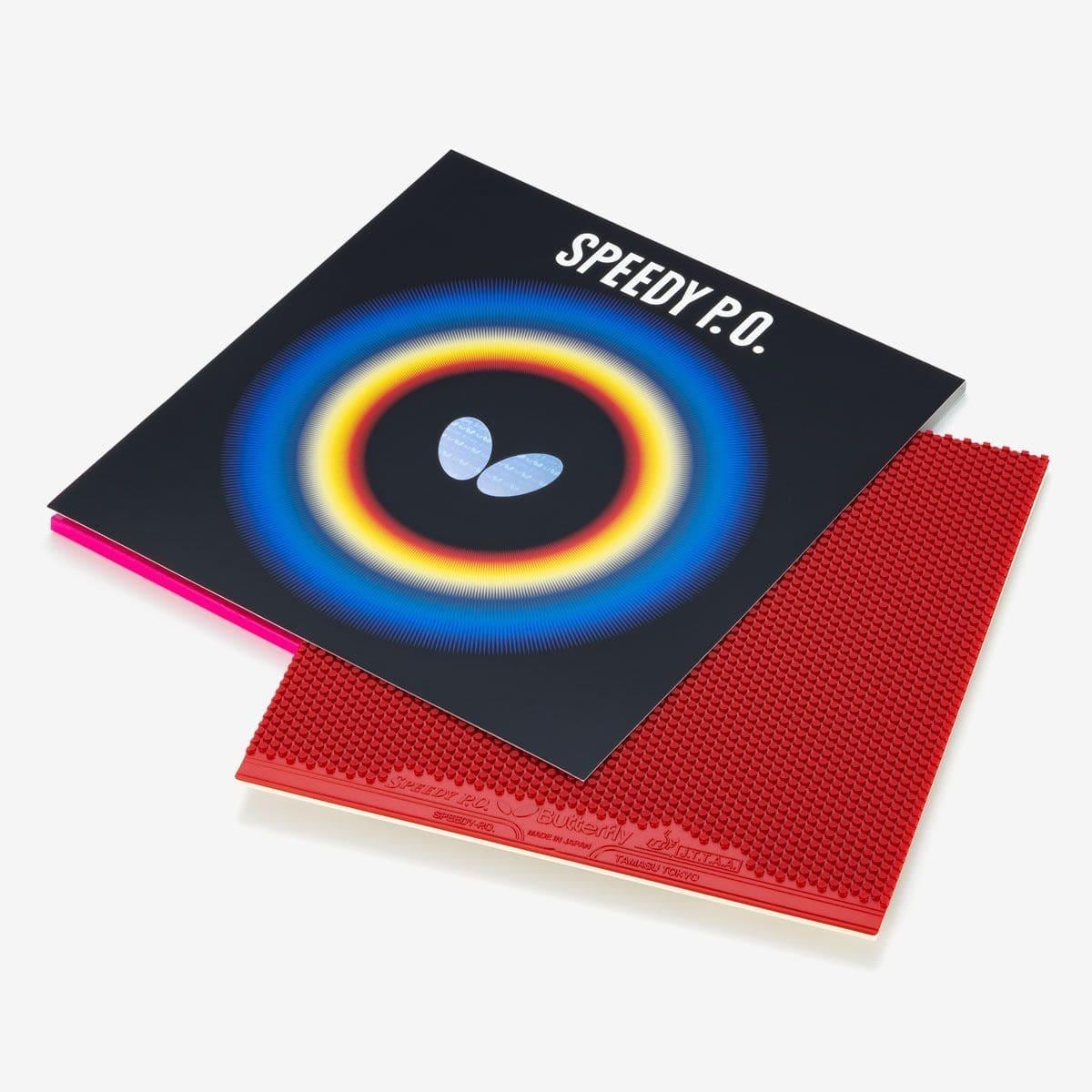 タマス　バタフライ　スピーディーP.O　00260　表ラバー　卓球