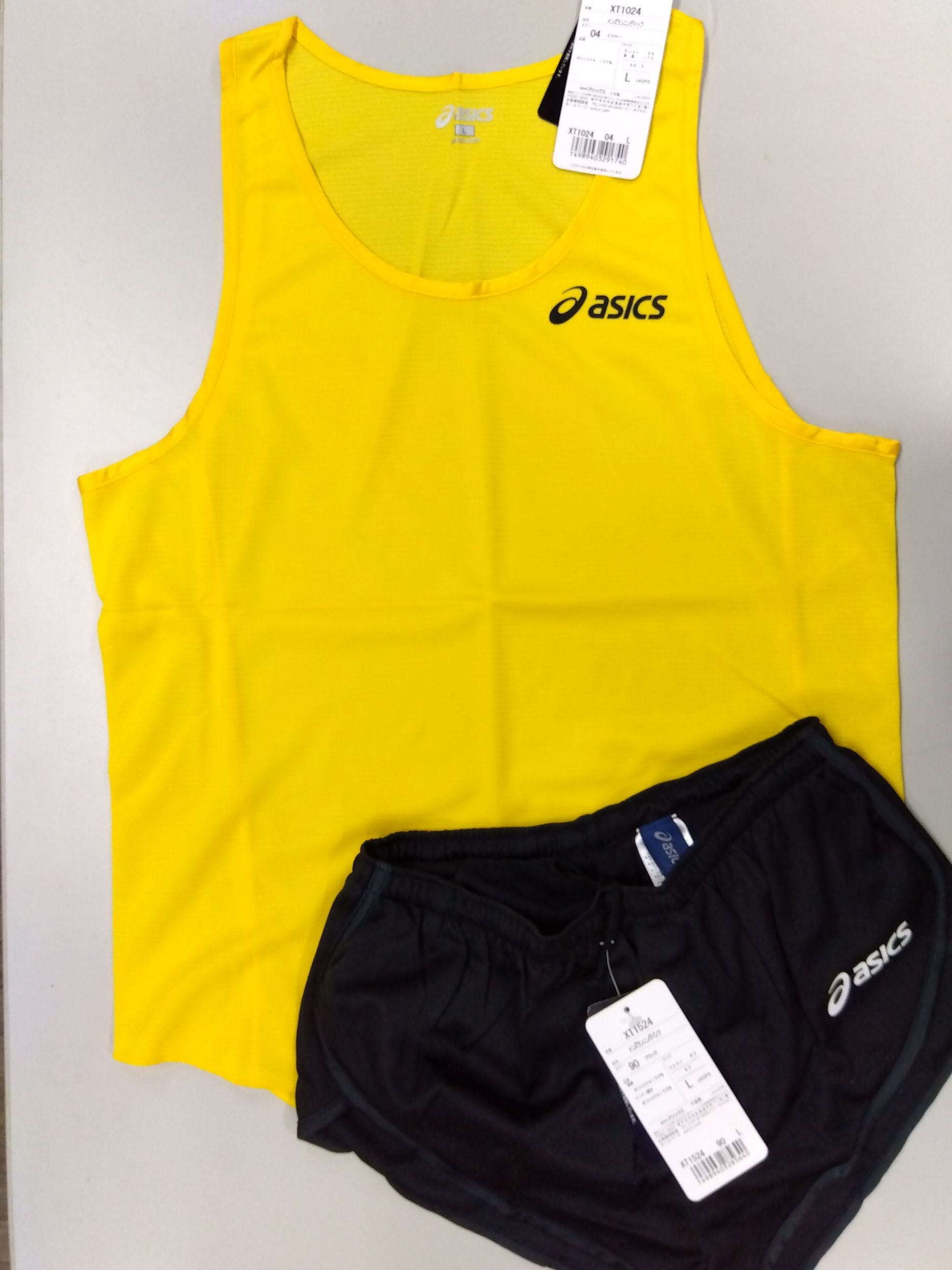 アシックス　XT1024　XT1524　ユニホーム上下セット　陸上　T＆F