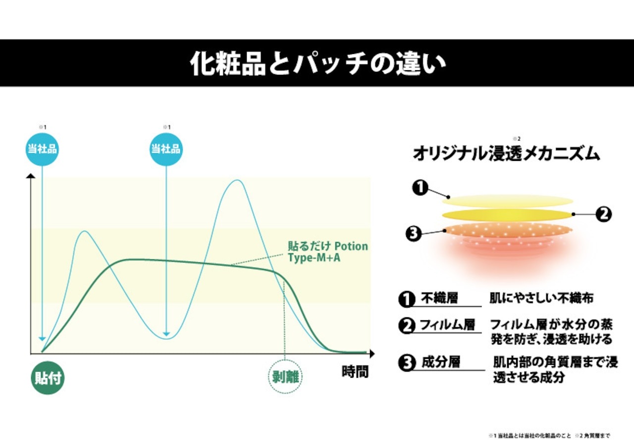 PalouRde 貼るだけPotion TypeM+A