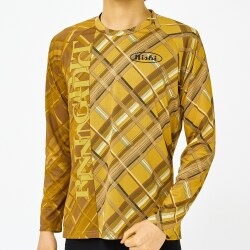 ニシ　2811A339　グラフィックライトロングスリーブシャツ