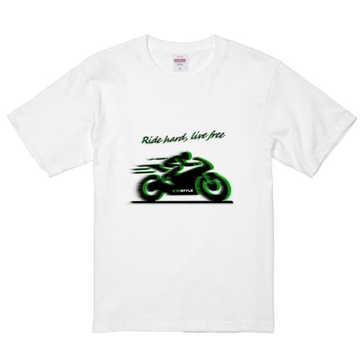 K's-STYLEオリジナルTシャツPremium(Ride Hard Biker)