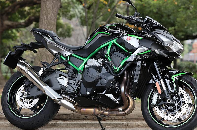 Z H2用 SP忠男 POWERBOX メガホンスリップオンマフラー