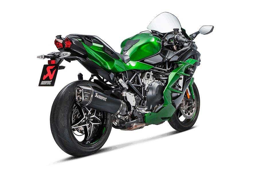 H2SX / H2SXSE('18-)  H2SXSE+('19-)  アクラポビッチ　 スリップオンマフラー チタン JMCA認定