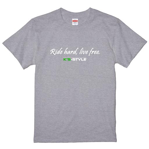 K's-STYLEオリジナルTシャツ黒(Ride Hard)