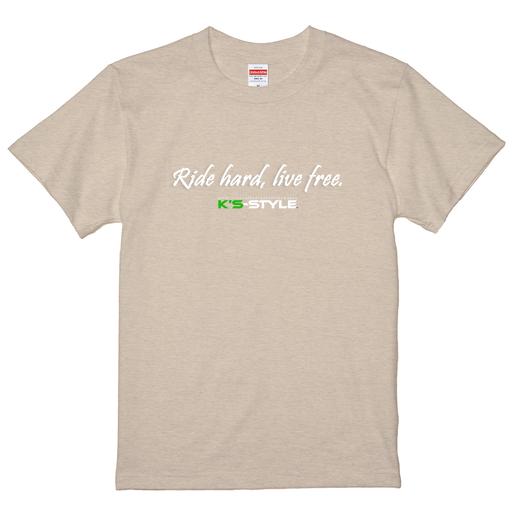 K's-STYLEオリジナルTシャツ黒(Ride Hard)