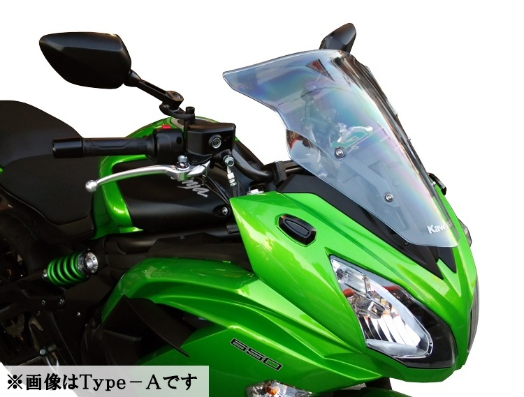 Ninja650 ('12-'16) / Ninja400 ('14-'17) ハンドルミラー変更KIT ※ホールカバー無