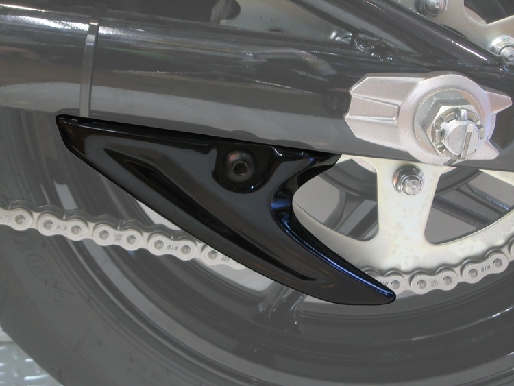 Ninja650R('09-'11)  Ninja400R('11-'13) スプロケットガード（ブラックゲル/BFRP）