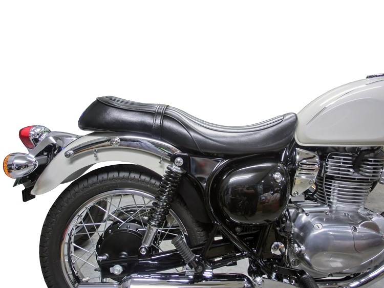 Estrella バイクシート 黒/白