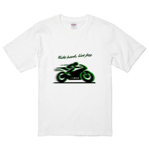 K's-STYLEオリジナルTシャツPremium(Ride Hard Biker)