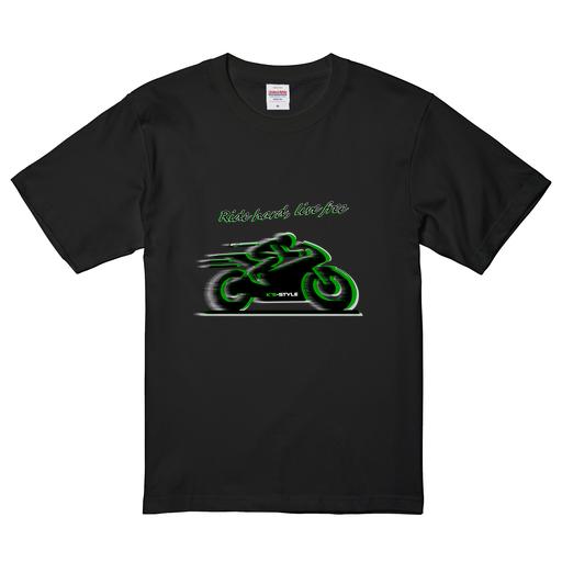 K's-STYLEオリジナルTシャツPremium(Ride Hard Biker)