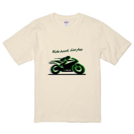 K's-STYLEオリジナルTシャツPremium(Ride Hard Biker)