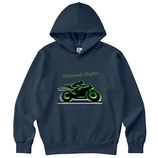 K's-STYLEオリジナルパーカー(Ride Hard Biker)