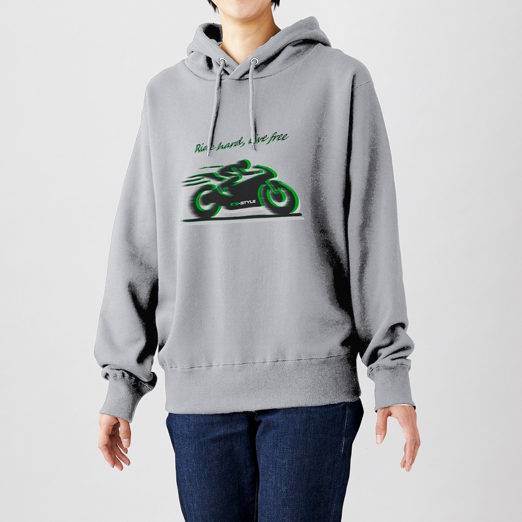 K's-STYLEオリジナルパーカー(Ride Hard Biker)