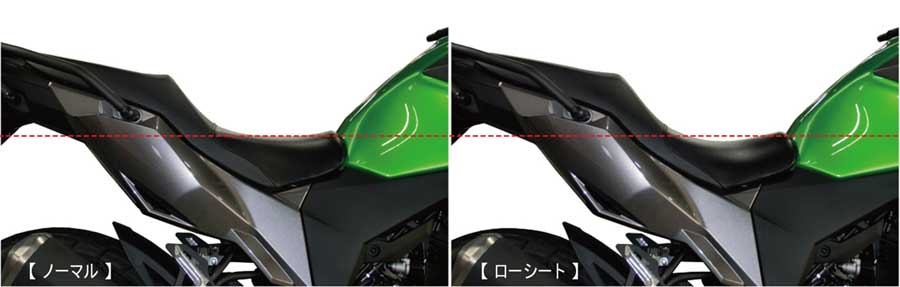 ※アンコ抜き ヴェルシスX 250 ローシート加工 シート 足つき改善 Kawasaki VERSYS-X250 lowdown seat program  アンコ抜きってどれだけ抜けるの？分かりやすいカテゴリー別記載