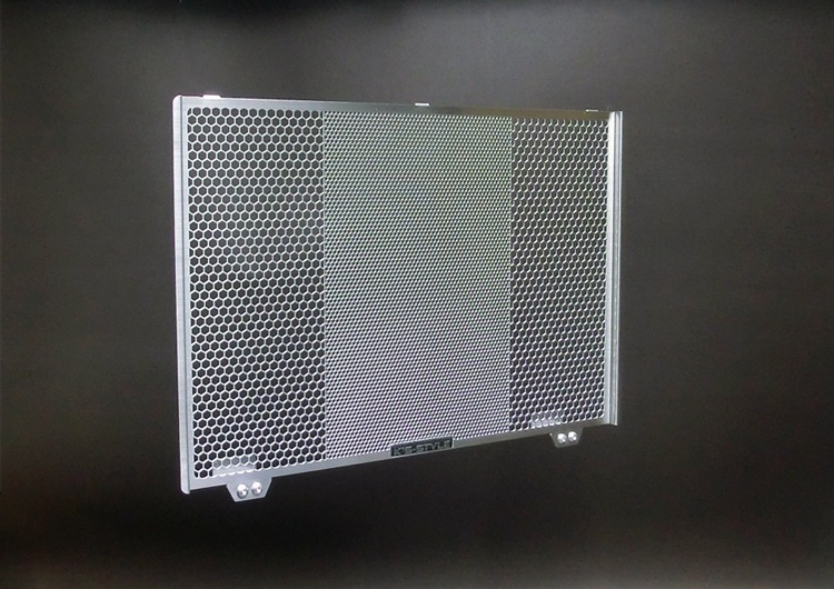 MT-09 TRACER XSR900  ラジエターコアガード　シルバー