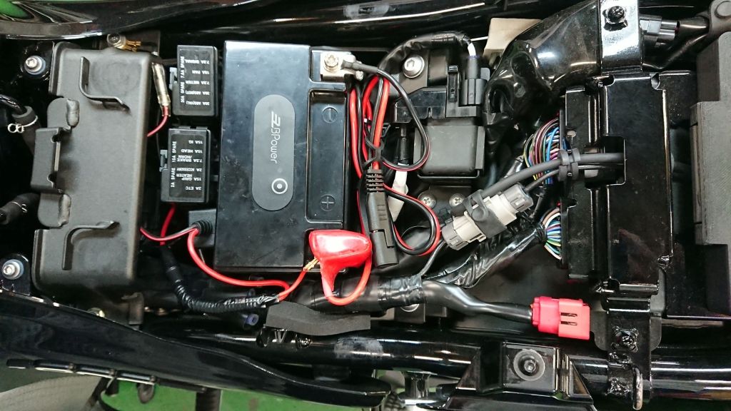 Z900RS用ソーラーチャージバイクカバー