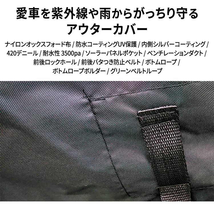 Z900RS用ソーラーチャージバイクカバー