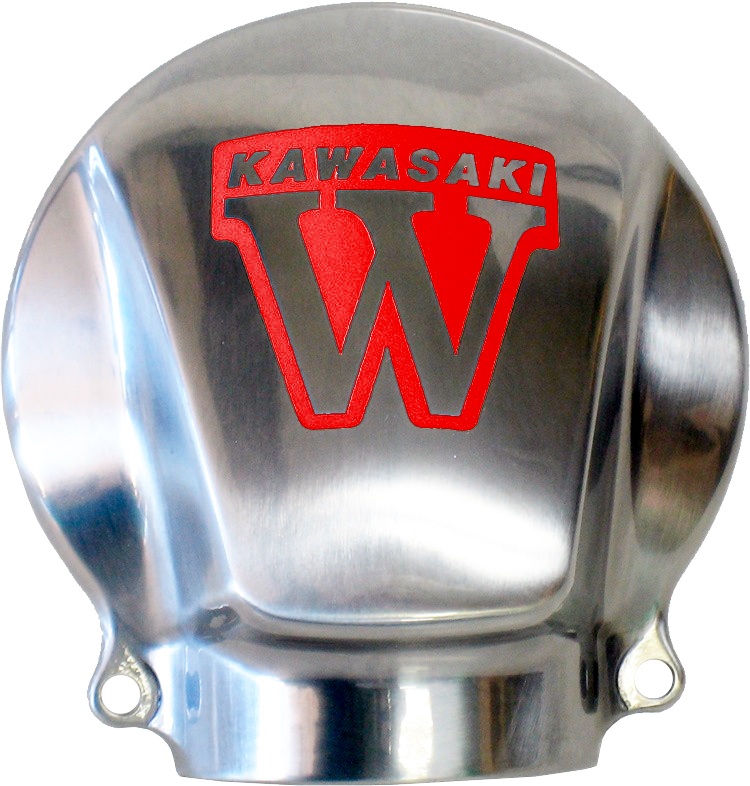 ベベルギアカバーW800/650/400 (クローム：レッド・グラデ