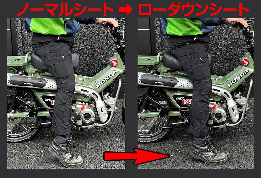 ct125ハンターカブ ローダウンシート culto.pro